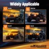 3.5 Inch Amber Light Covers 4PCS Off-Road Light Cover Yellow