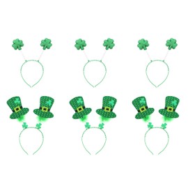 Zac's Alter Ego Pack of 6 St. Patrick's Day Irish Themed Head Bopper