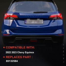 Lathsy Halogen Type Tail Light Outer Compatible with 2022 2023 Chevy Equinox Right Passenger Side Taillight With Side Light Replace 85132582