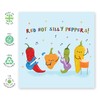 Red Hot Silly Peppers Birthday Card - Cute Music Band