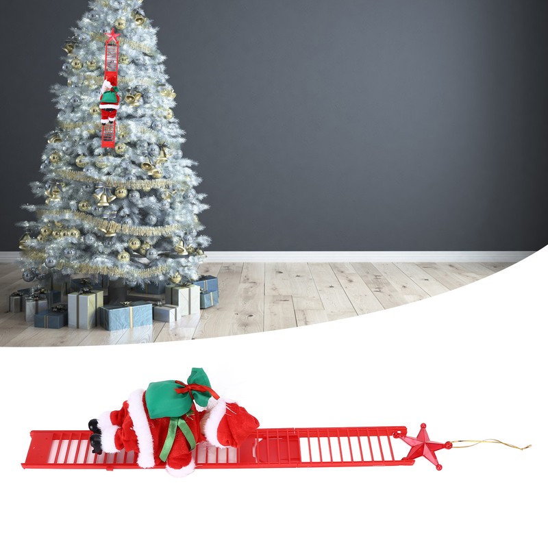 Electric Climbing Ladder Decoration Christmas Tree Hanging Pendant Festival Ornament