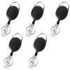 Pack of 5 Key Fobs, Extendable, Key Chain with Drawstring,