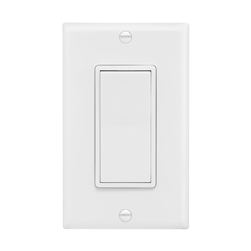 Maxxima 4-Way/Single Pole Decorative Wall Light Switch 15A On/Off Soft