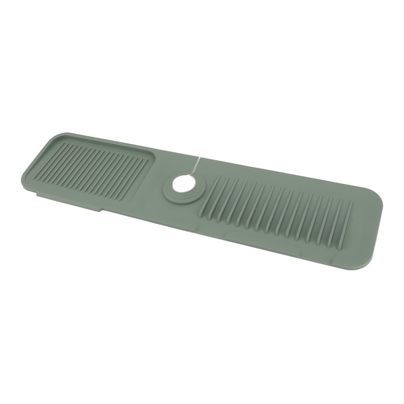 Sink Faucet Mat Silicone Draining Function Faucet Handle Water Catcher