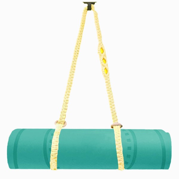 kiido Macrame Yoga Mat Carrying Strap [MAT NOT Included], Hand