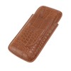 Cigar Holder Case Artificial Leather Portable Durable Elegant 3 Finger