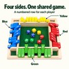 Multicolor Wooden Shut The Box Game for 4 Players –