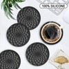 YUGUARD Silicone Coasters [6 Pack] Coasters with Holders - Drink