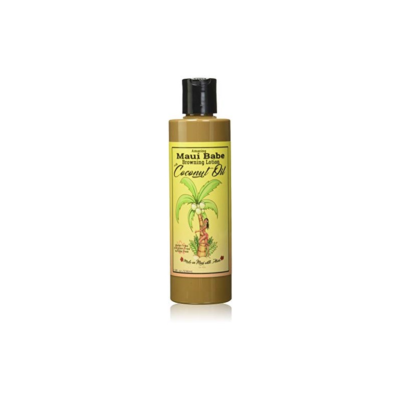 Maui Babe Browning Lotion with Coconut Oil 8oz (236ml)