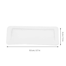 FOMIYES 30pcs Lip Balm Pouches Clear Lip Balm Holders Money Containers Plastic Domes for DIY Crafts Cards