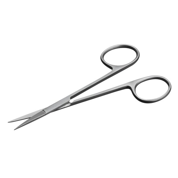 Box 50 STERILE Single Use Disposable Iris Scissors Straight Sharp
