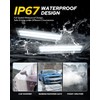 AUTOONE Upgraded White Rear LED Side Marker Lights Compatible With