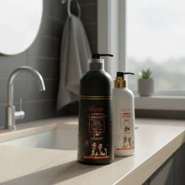 Shampoo Dexe Argán Tinte Rápido Color Negro 420