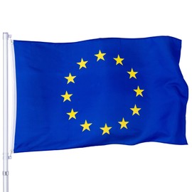 OZSENFLINT Europe Flag 90 x 150 cm 100% Polyester European Union Flags European Flag with Brass Eyelets EU Flag