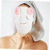 Beavorty 2pcs Reusable Hot Compress Towel Masks for Facial Care