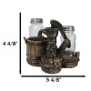 Ebros Gift Old Fashioned Water Pump With Horseshoes By Barrels