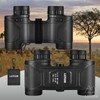 LUXUN 10x25 Binoculars for Adults, Small Binoculars with BaK4 Prism,