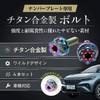 RENPA Titanium Alloy License Plate Specific Bolt Wild Design Vehicle