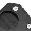 Motorcycle Kickstand Extender Pad Support Plate Aluminium Alloy Replacement for