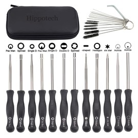 Hippotech Pack of 12 Carburetor Adjustment Tool with Acircle Scredrivers for 2-Cycle Small Engine for Husqvarna for STHIL for ECHO Trimmer Chainsaw