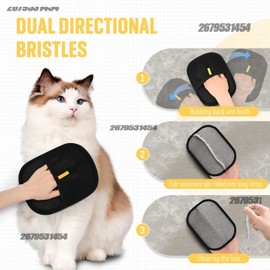 DrivePro Pet Hair Removal – Dual-Sided Static Brush for Efficient Fur Lifting, Sofa and Carpet Supplies