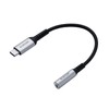Elecom MPA-C35ECANBK USB Type-C to 3.5 mm Conversion Adapter, Audio
