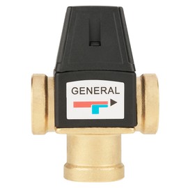 3 Way DN20 Female Thread Brass Thermostatic Mixing Valve for Solar Water Heater