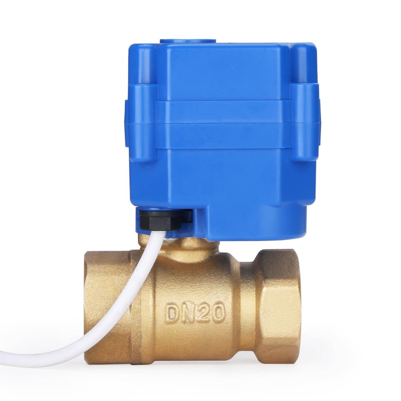 U.S. Solid Motorized Ball Valve- 3/4" Brass Ball Valve with