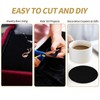 Amzlysdok 10PCS Black Felt Sheets with Self-Adhesive Backing,Soft Felt Fabric,