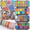 Namolit Solid sequins large capacity Makeup palette stage makeup glitter