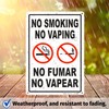 Brimar - 7" x 10" - Bilingual No Smoking No