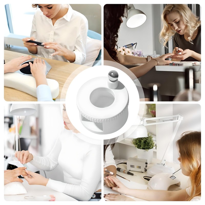 Magnetic Nail Magnet 360 Degree Rotation Marble Nail Glass Ball