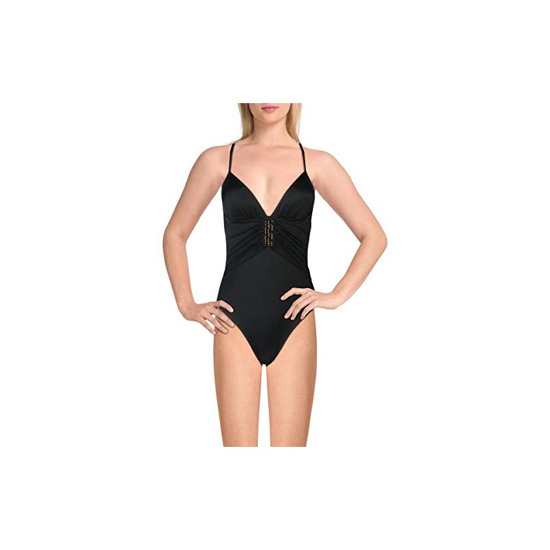 BCBGMAXAZRIA - Traje de baño de una Pieza con Escote
