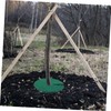 Kisangel 10pcs Grass Cloth Non-Woven Tree Mulch Shield Tree Root