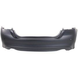 Evan Fischer Rear Bumper Cover Compatible with 2016-2018 Nissan Altima Primed with PDC Sensor Holes