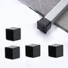20mm Black Plastic Covers, Square End Caps for Tube Chairs