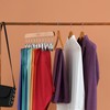 Legging Organizer for Closet Hanging, Pants Hangers with Clips Holds