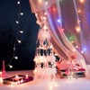 Dremisland Double Circle White Feather Dream Catcher with Mobile LED