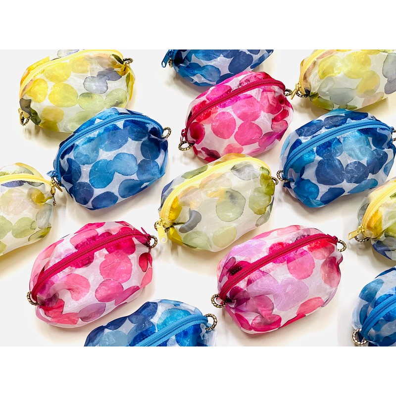 Crystal Pouch, Made in Japan, Bubble Pink