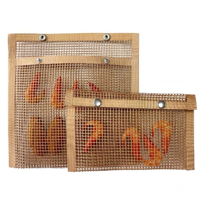 AIMALL Non-Stick BBQ Grilling Bags,BBQ Grilling Mesh Reusable PTFE Mesh