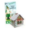 KNOX 078510W Metal Incense House-Winter Motif-5" H x 2.5" W