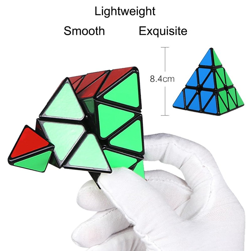 Magic Cube Pyramid, Speed Cube Pyramid, Suitable for Competition Training