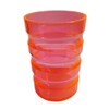 FabaCare Drinking Cup with Two Lids, Grooved Cup, Sippy Cup,