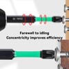 Xiciki PZ2 Schlagschrauber-Bits, robust, lange Bohrer-Bits, S2-Stahl, magnetisch, PZ2-Bits, schwarz