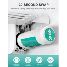 PURESAW Water Filter 1 Compatible with EDR1RXD1 W10295370A 46-9081 and more,Green 2-Pack