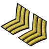 Millitary Uniform Chevrons Sergeant Stripes US Army Embroidered Arms Emblem
