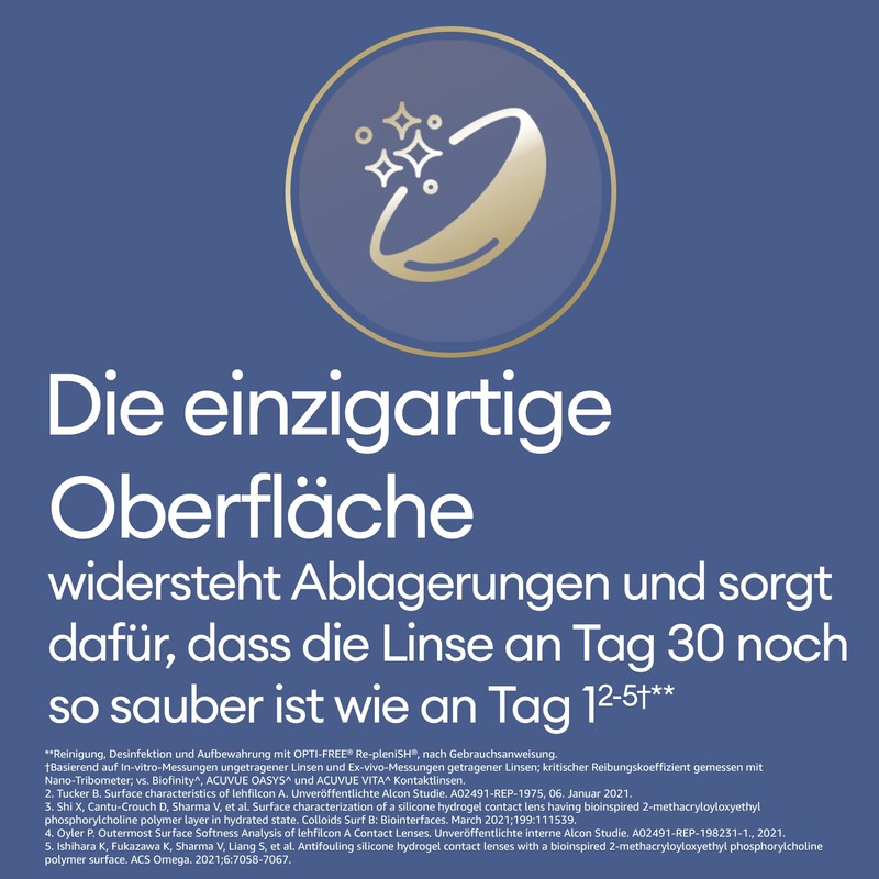 TOTAL30 Monthly Lenses, Soft, Pack of 6, BC 8.4 mm,