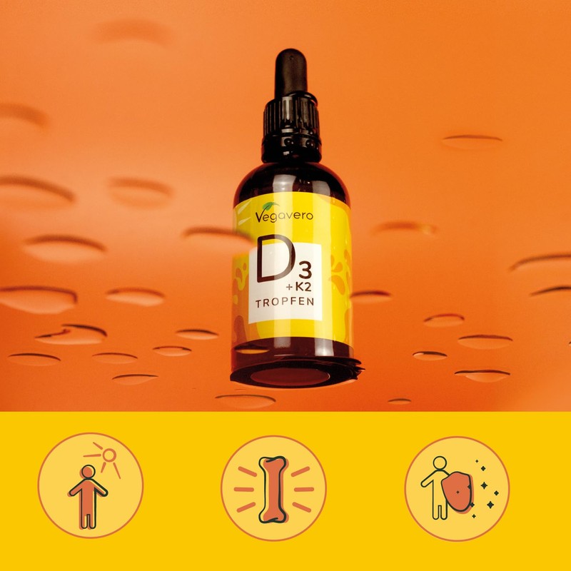 Vitamin D3 K2 Drops | 100% Vegan | High Quality