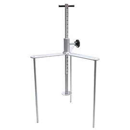 Karl Dahm Levelling Stand, High-Quality Tiler Tool for Height Determination for Self-Leveling Floors, Measuring Range 0 cm - 18 cm, Continuously Adjustable – 12025