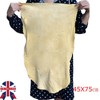 Natural Chamois Leather Car Cleaning Cloth Washing Suede Absorbent Drying